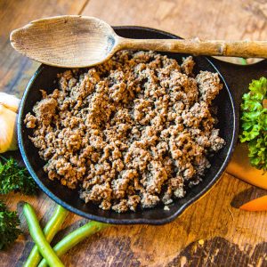 Premium Grass-Fed Pre-Cooked Freeze Dried Ground Beef