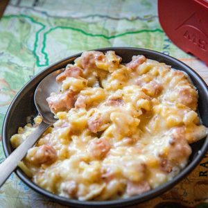 long term food storage survival food cheesy potatoes and ham freeze dried meal